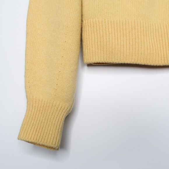 H&M Womens Knit Wool Sweater Size XS Cropped Boxy V-neck Winter‎ Casual - Picture 7 of 8